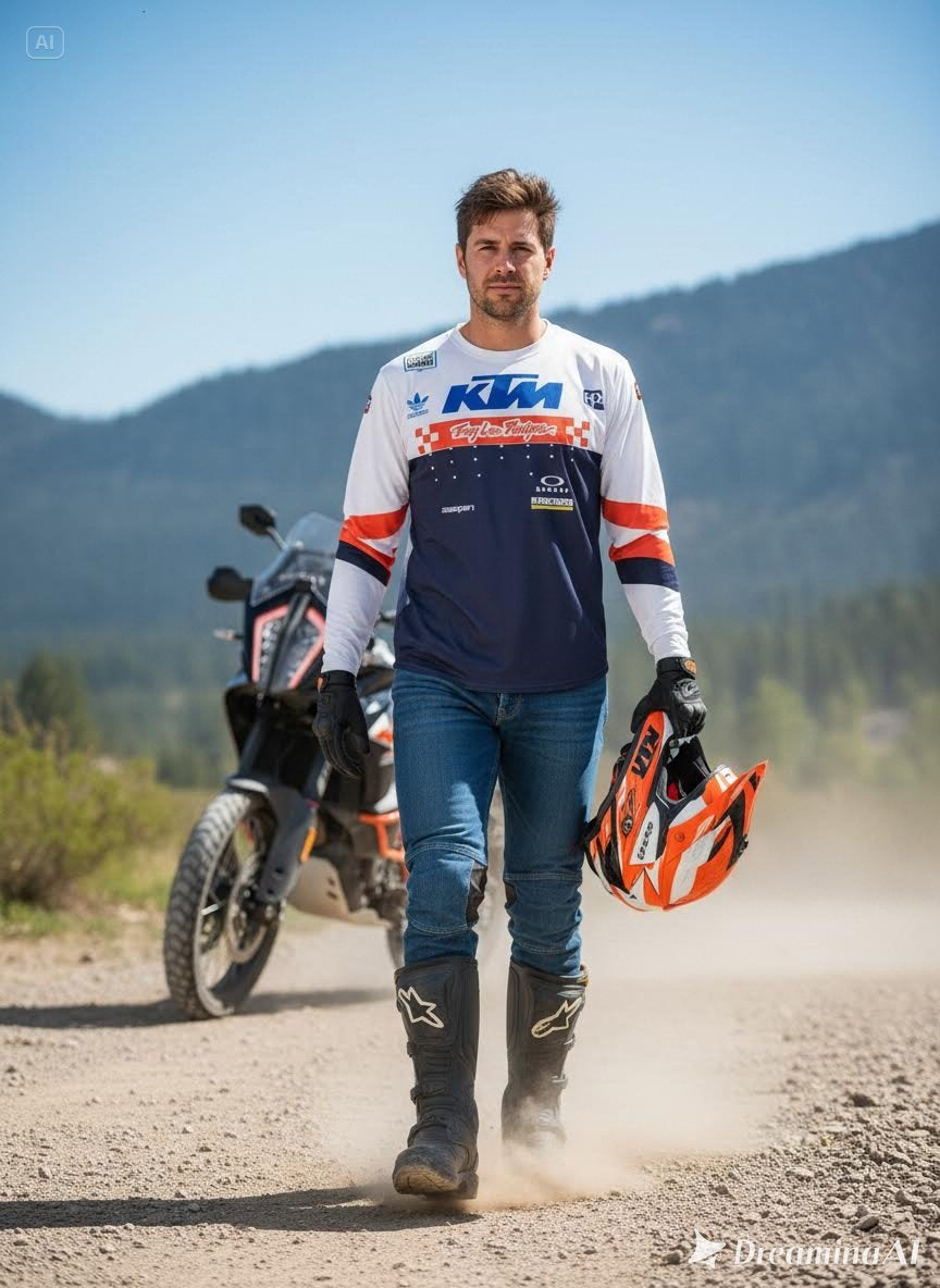 KTM Racing White &amp; Navy
